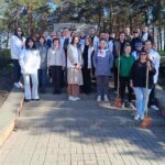 Акция по уборке памятников и воинских захоронений