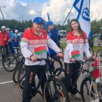 В День народного единства прошел традиционный велопробег, в котором участвовала спортивная общественность Беларуси